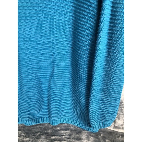 Wool Overs Sweater Woman’s Adult Size Large Blue - Picture 8 of 11